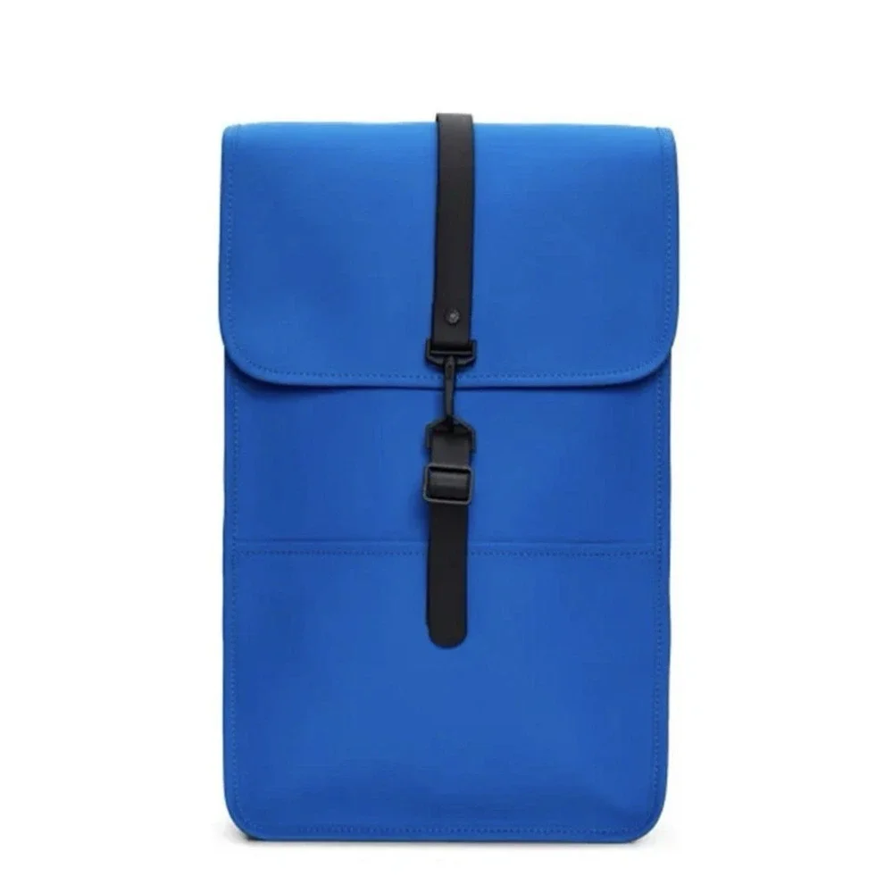 RAINS Backpack Full Size Rucksack Waterproof Blue Wave W3 #13000 Commuter New